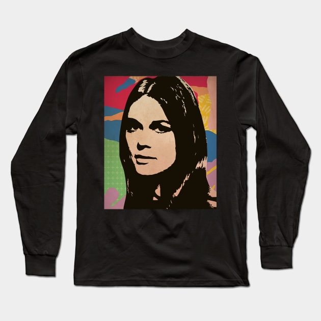 Vintage Poster - Gloria Steinem Style Long Sleeve T-Shirt by Pickle Pickle